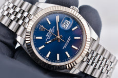 Rolex Datejust 41 Blue Index Dial 126334 2024