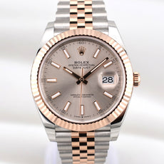 Rolex Datejust 41 Two Tone Sundust Index Dial 126331 2025