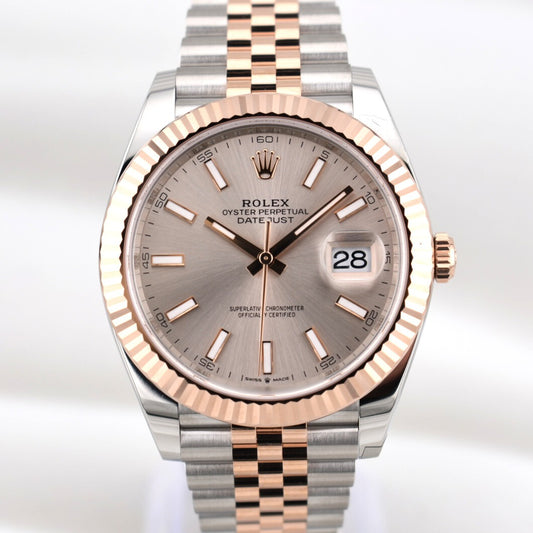 Rolex Datejust 41 Two Tone Sundust Index Dial 126331 2025
