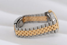 Rolex Datejust 36 Two Tone Yellow Gold White Roman Dial 126233 2025