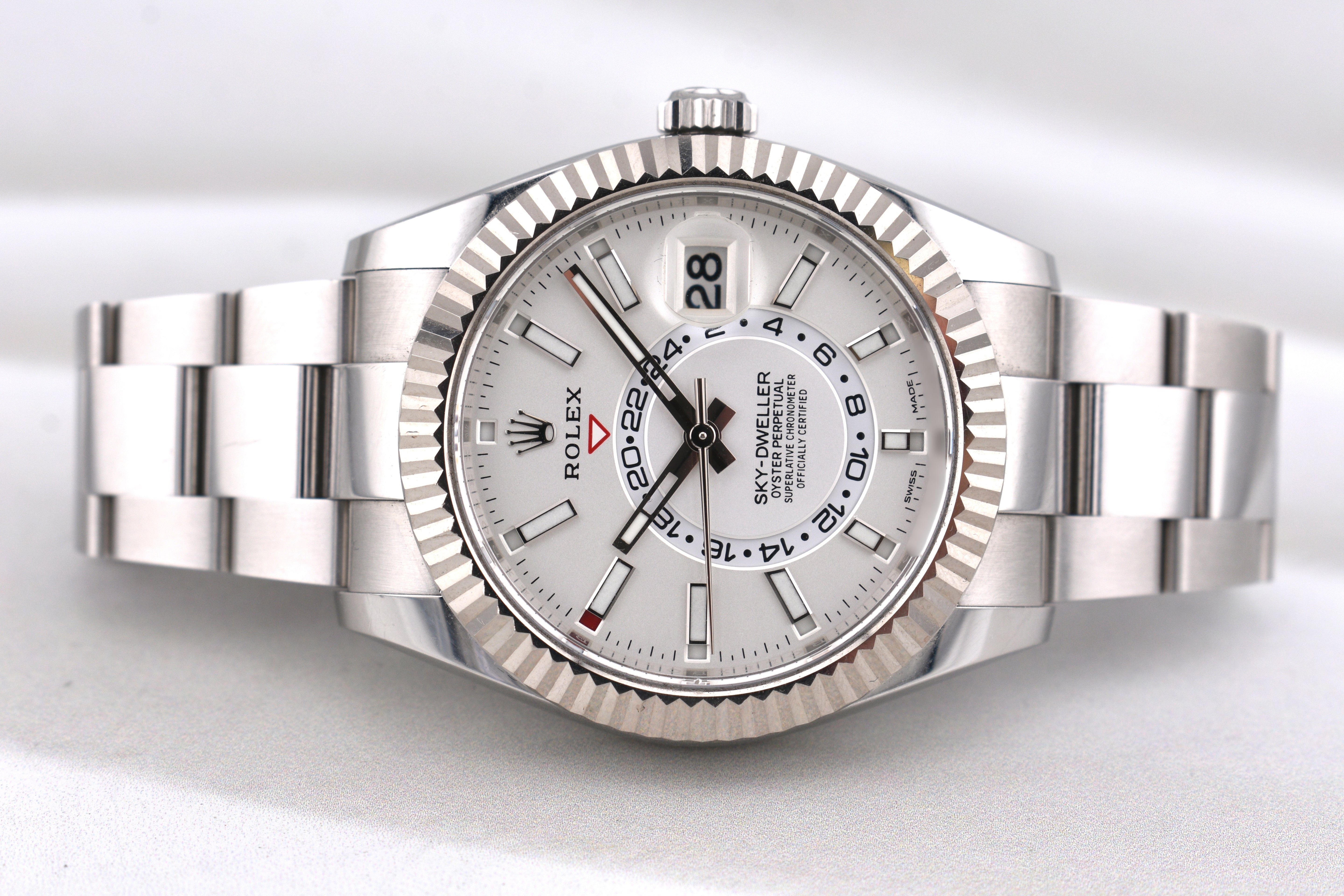 Rolex Sky Dweller White Dial Oyster Band 326934 2022