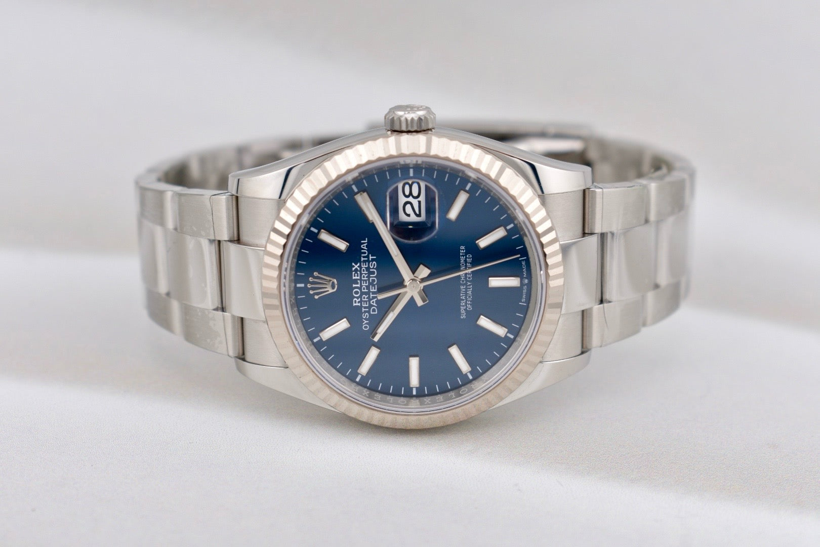 Rolex Datejust 36 Blue Index Dial Oyster Band 126234 2024