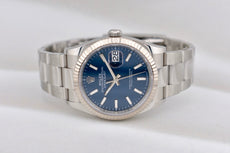 Rolex Datejust 36 Blue Index Dial Oyster Band 126234 2024