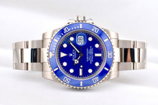 Rolex Submariner Date White Gold 'Smurf' 116619LB 2014