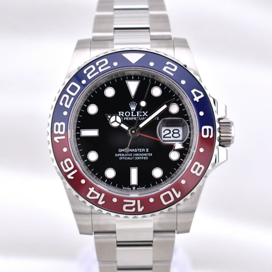 Rolex GMT Master II Pepsi Oyster Band 126710BLRO 2025