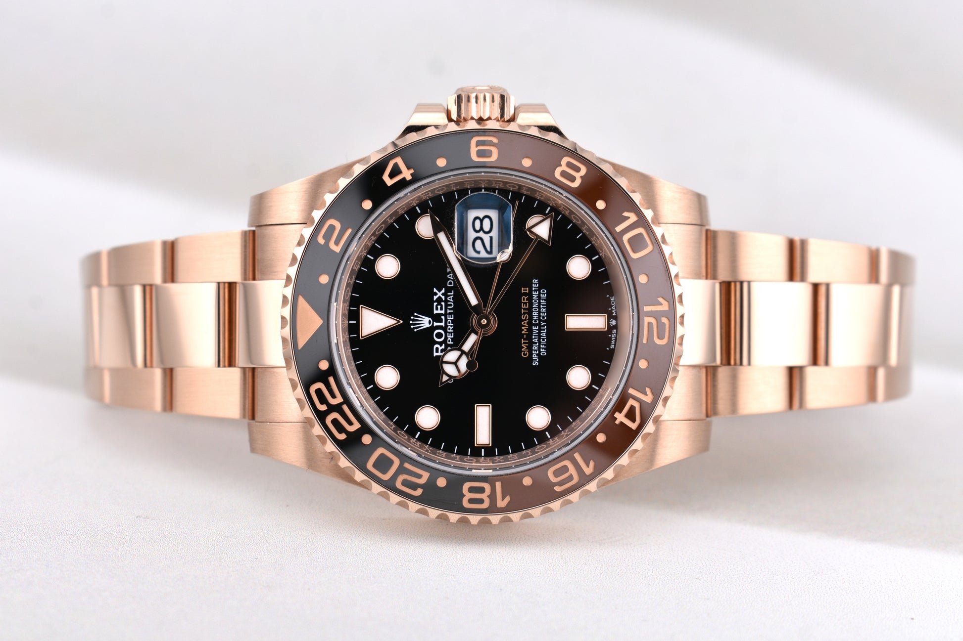 Rolex GMT Master II Rose Gold Rootbeer 126715CHNR 2026