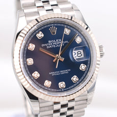 Rolex Datejust 36 Blue Diamond Dial 126234 2026