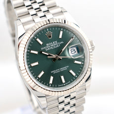 Rolex Datejust 36 Mint Green Dial 126234 2026