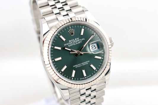 Rolex Datejust 36 Mint Green Dial 126234 2025
