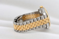 Rolex Datejust 41 Two Tone Yellow Gold Black Diamond Dial 126333 2025