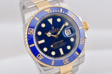 Rolex Submariner Date Two Tone Yellow Gold 'Bluesy' 116613LB 2017