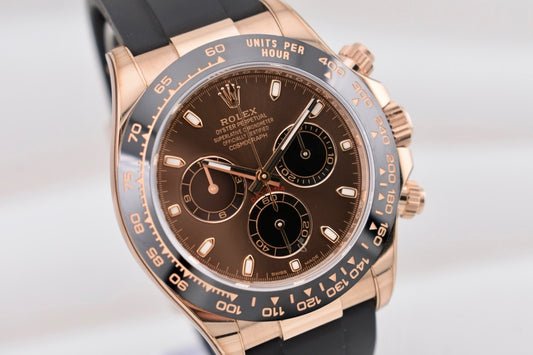 Rolex Cosmograph Daytona Everose Gold Oysterflex Chocolate Dial 116515LN 2022