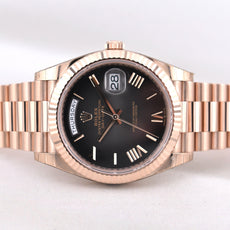 Rolex Day Date 40 Rose Gold 'Oscars' Black Ombre Dial 228235 2025