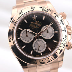 Rolex Cosmograph Daytona Rose Gold Black Dial 126505 2025