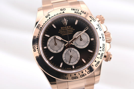 Rolex Cosmograph Daytona Rose Gold Black Dial 126505 2025