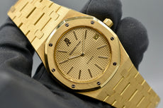 Audemars Piguet Royal Oak Jumbo Yellow Gold Champagne Dial 5402BA 1978