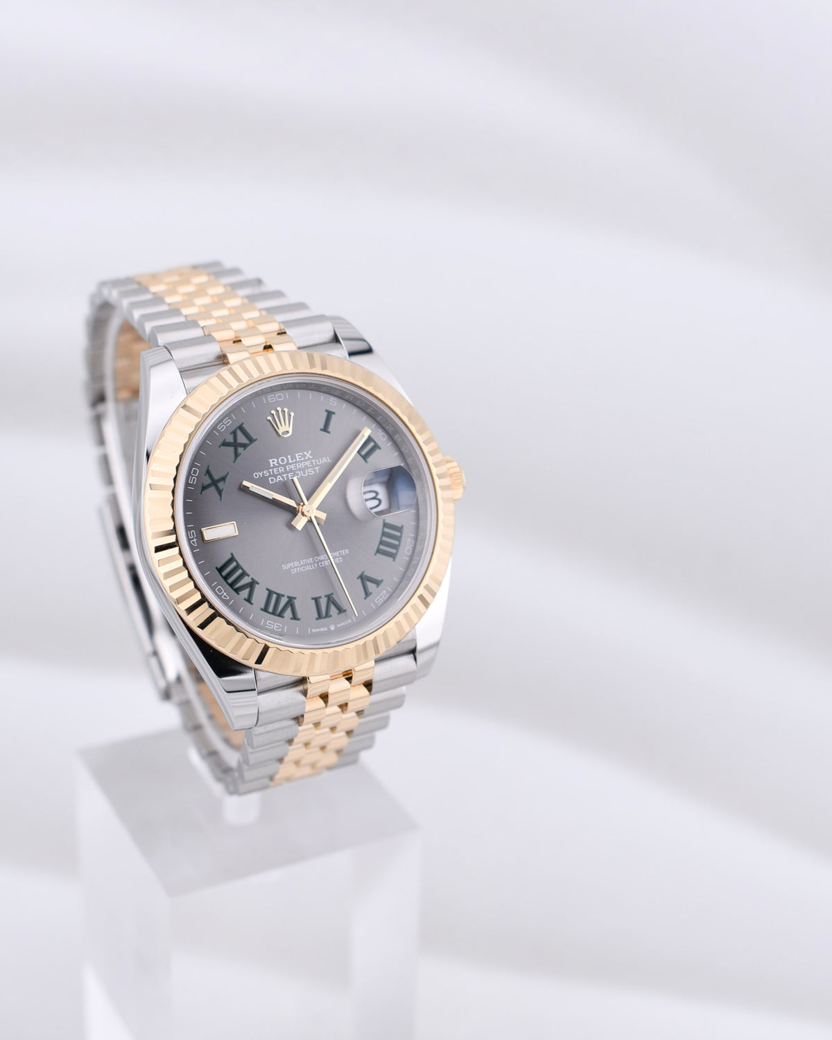 Rolex Datejust 41 Two Tone Yellow Gold Wimbledon 126333 2023