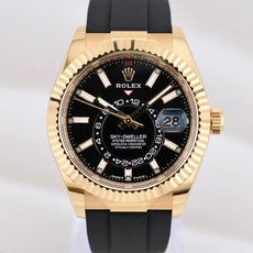 Rolex Sky Dweller Yellow Gold Oysterflex Black Dial 336238 2025