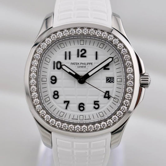Patek Philippe Aquanaut Luce Factory Diamond Bezel White Dial 5267/200A-010 2022
