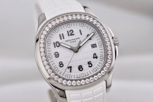 Patek Philippe Aquanaut Luce Factory Diamond Bezel White Dial 5267/200A-010 2022