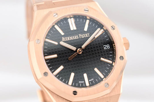 Audemars Piguet Royal Oak Black Dial Rose Gold 15510OR 2023