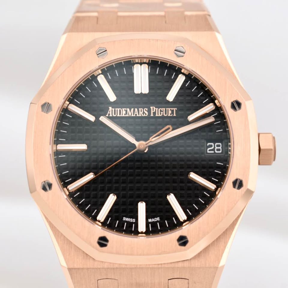Audemars Piguet Royal Oak Black Dial Rose Gold 15510OR 2023