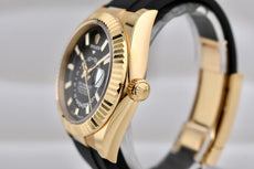 Rolex Sky Dweller Yellow Gold Oysterflex Black Dial 336238 2025