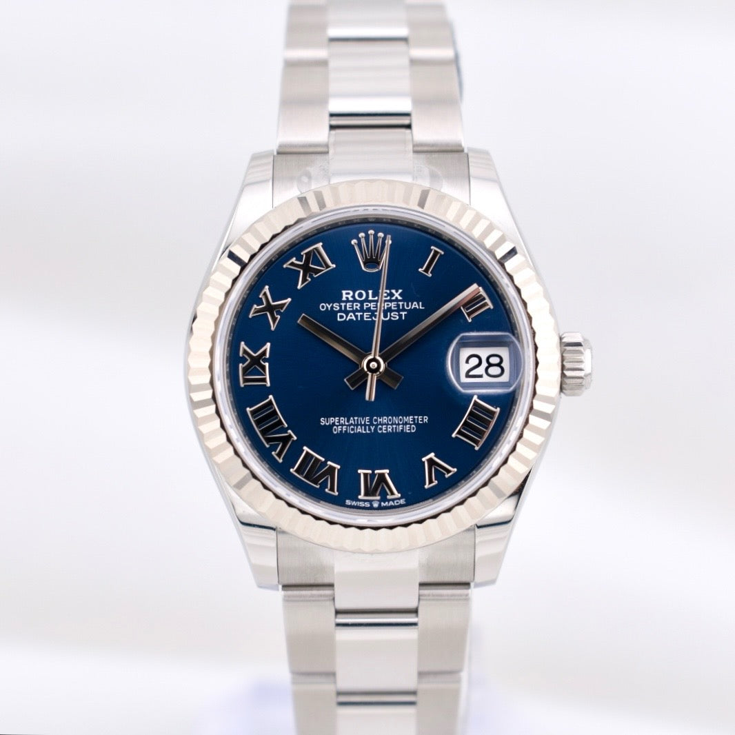 Rolex Datejust 31 Blue Roman Dial Oyster Band 278274 2025