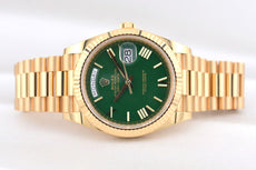 Rolex Day Date 40 Yellow Gold Money Green Dial 228238 2025