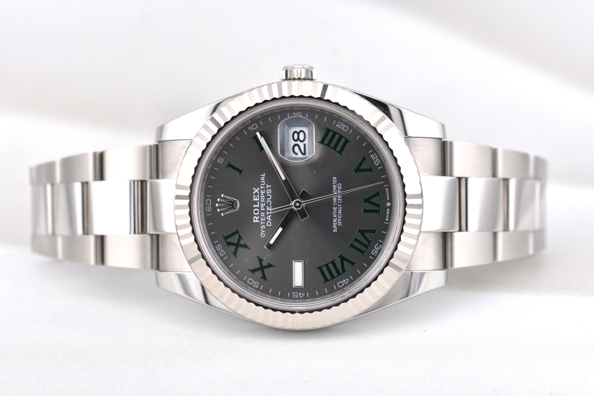 Rolex Datejust 41 Wimbledon Dial Oyster Band 126334 2026