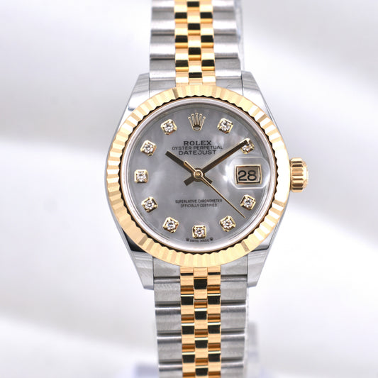 Rolex Lady Datejust 28 Mother of Pearl Dial 279173 2025
