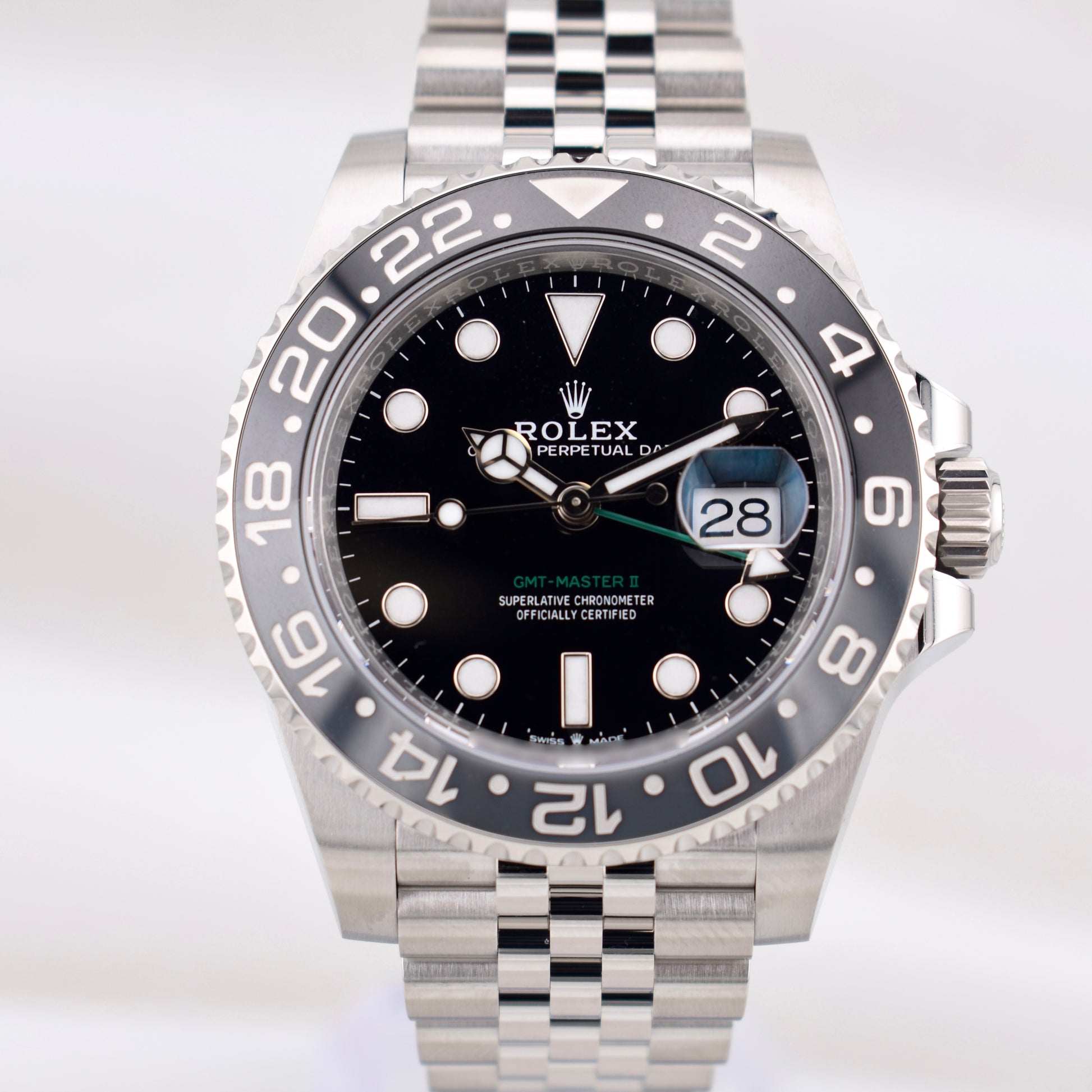Rolex GMT Master II Bruce Wayne Jubilee Band 126710GRNR 2026