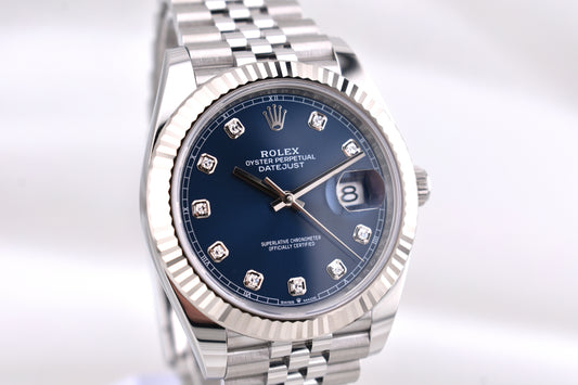 Rolex Datejust 41 Blue Diamond Dial 126334 2026