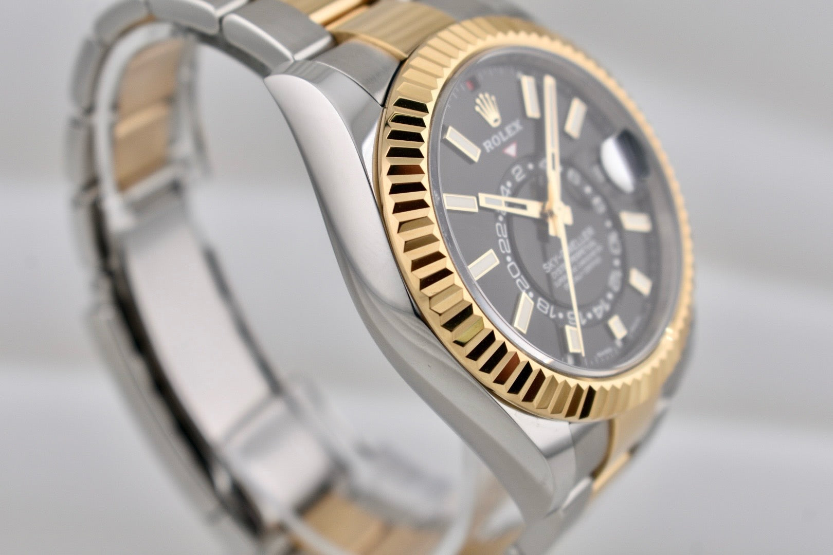 Rolex Sky Dweller Two Tone Yellow Gold Black Dial 326933 2022