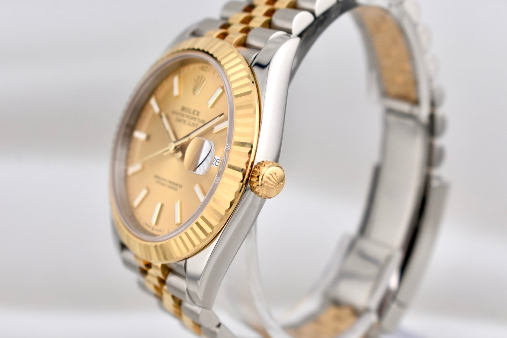 Rolex Datejust 41 Two Tone Yellow Gold Champagne Dial 126333 2024