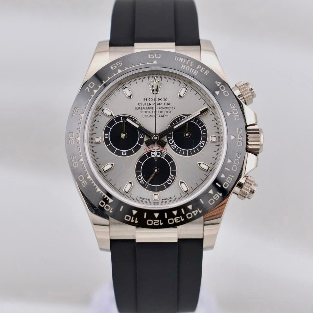 Rolex Cosmograph Daytona White Gold 'Ghost' Oysterflex 116509 2022