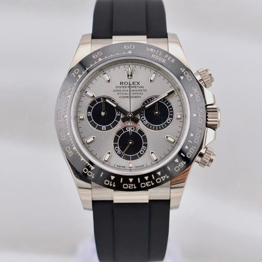 Rolex Cosmograph Daytona White Gold 'Ghost' Oysterflex 116509 2022
