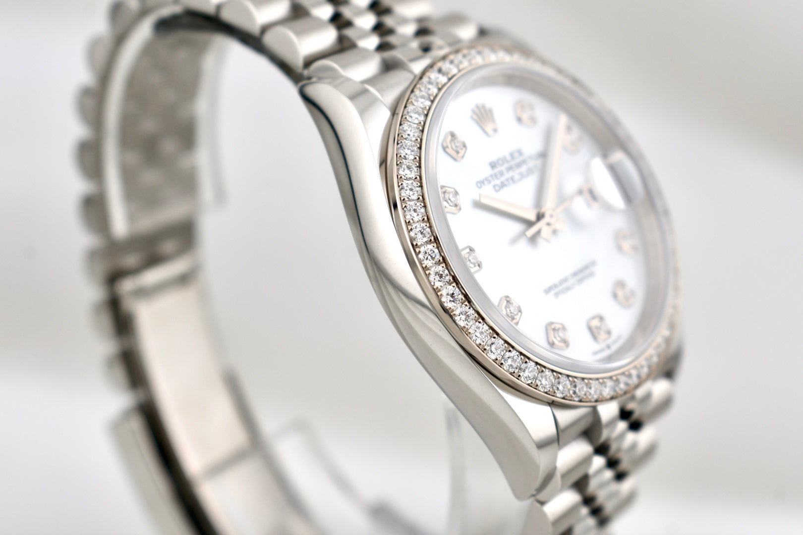 Rolex Datejust 36 Mother of Pearl Factory Diamond Bezel 126284RBR 2025