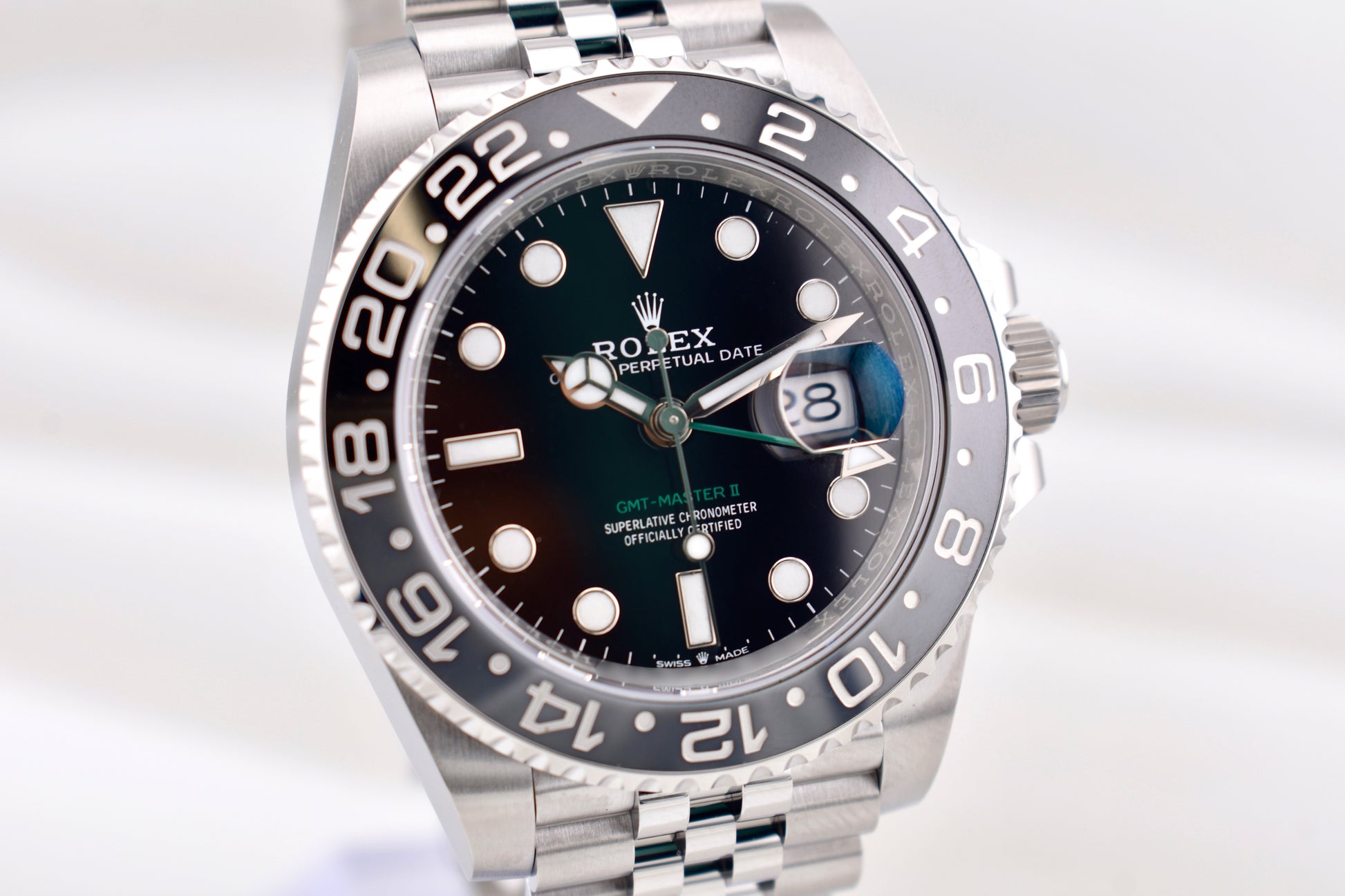 Rolex GMT Master II Bruce Wayne Jubilee Band 126710GRNR 2026