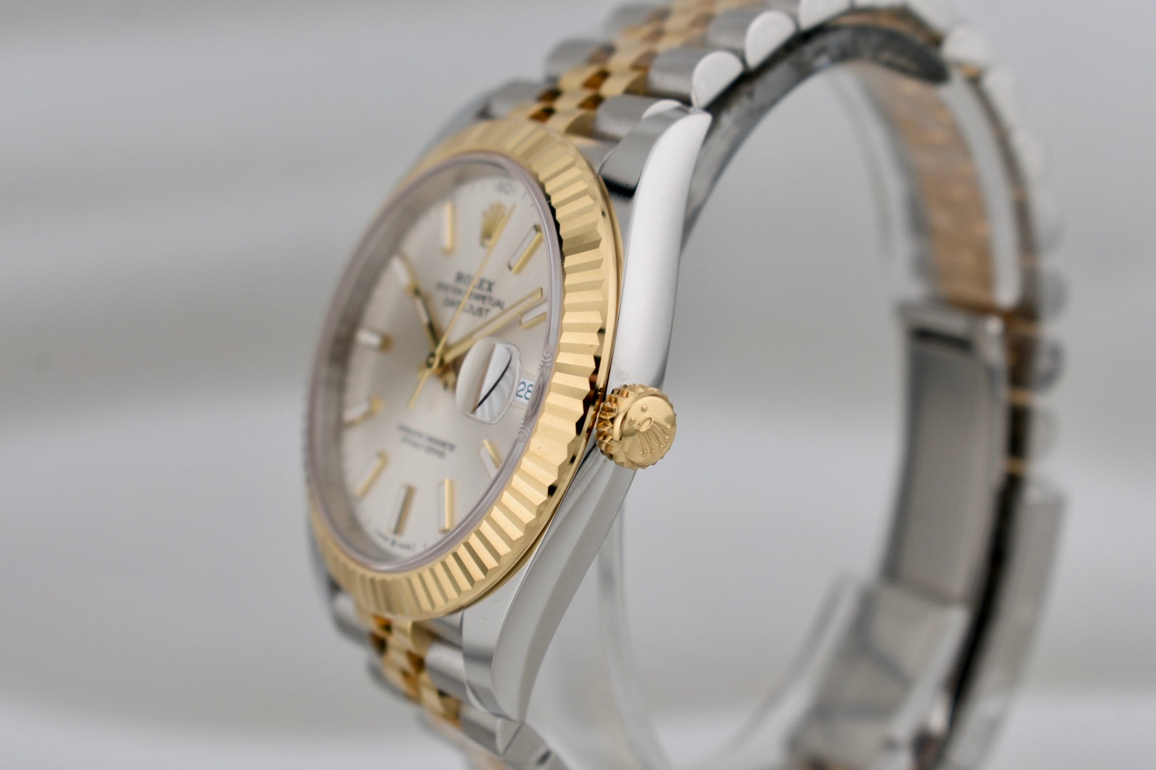 Rolex Datejust 41 Two Tone Yellow Gold Silver Dial 126333 2025