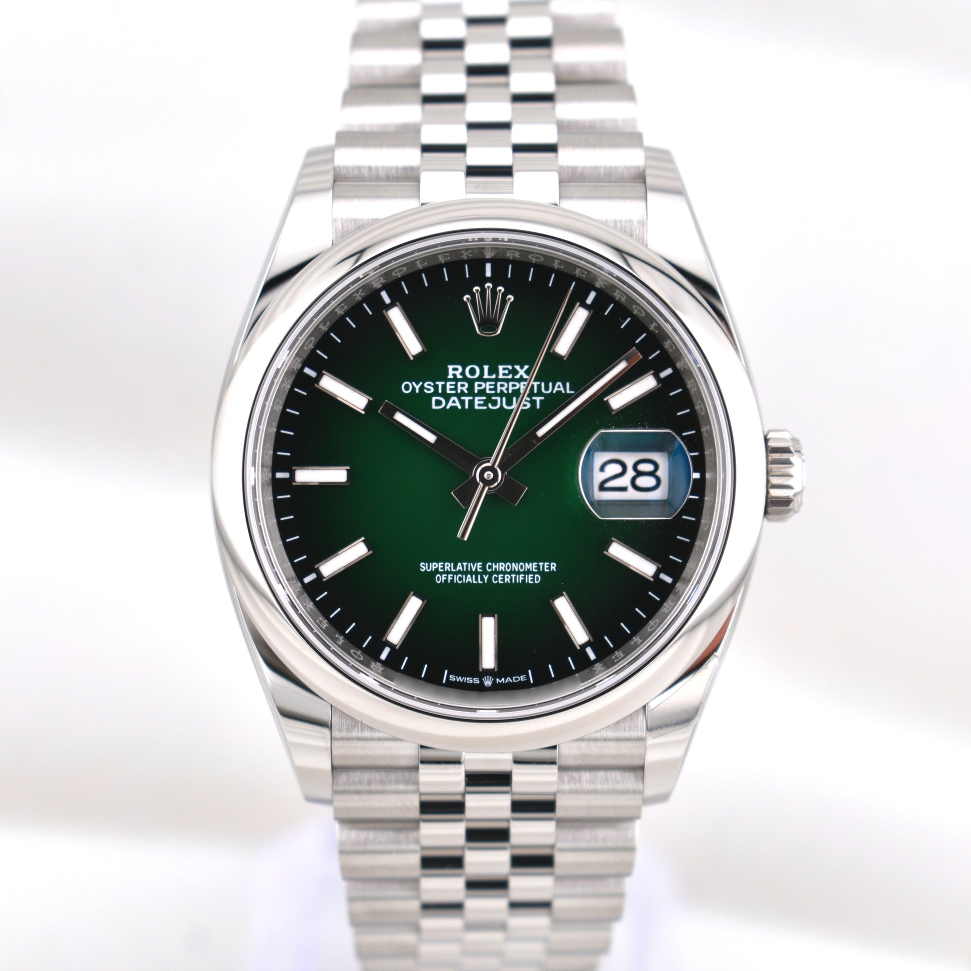 Rolex Datejust 36 Ombre Green Dial 126200 2026