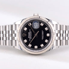 Rolex Datejust 36 Black Diamond Dial 126234 2026
