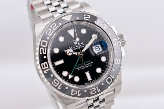 Rolex GMT Master II 'Bruce Wayne' Jubilee Band 126710GRNR 2025