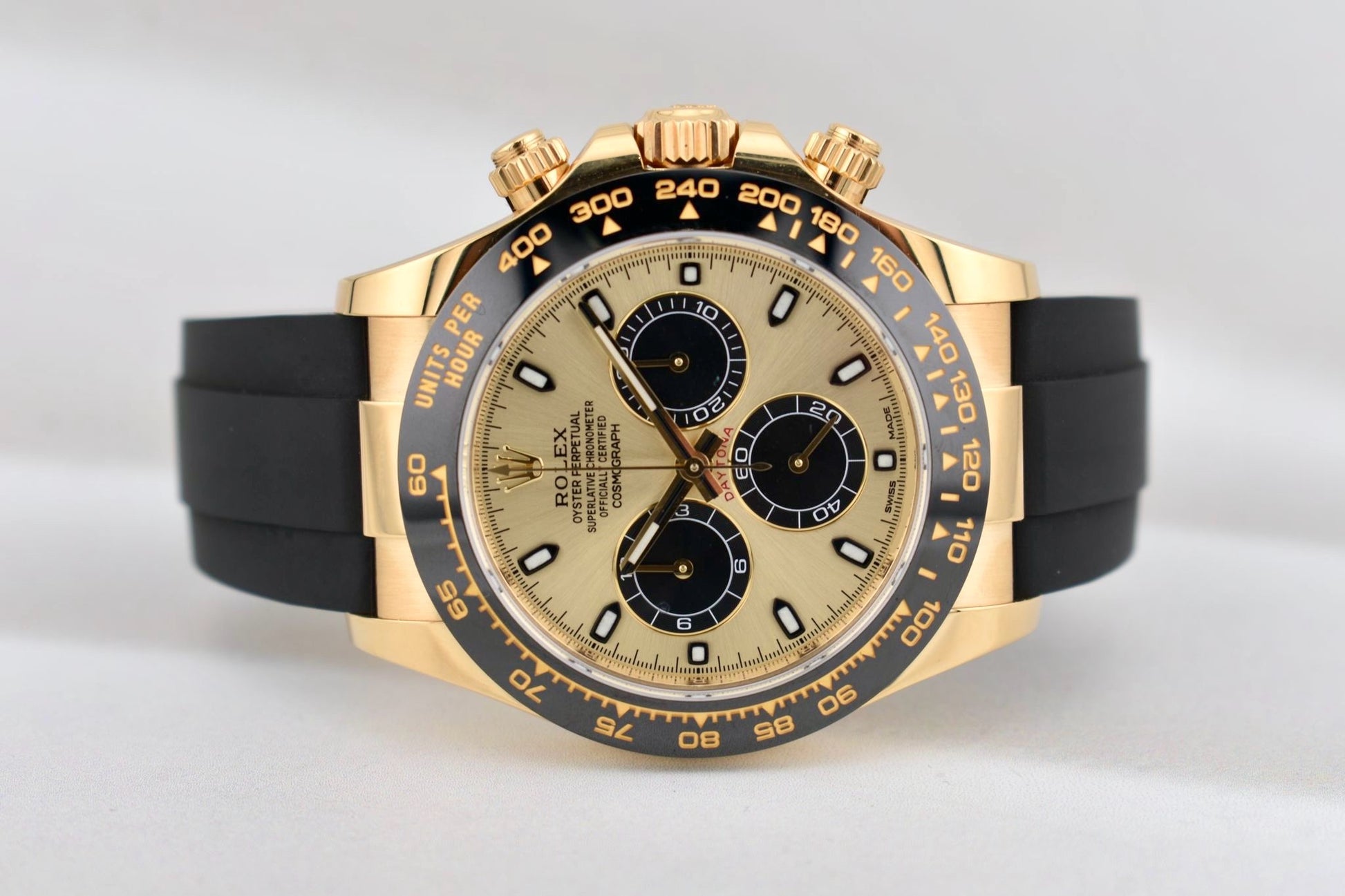 Rolex Cosmograph Daytona Yellow Gold 'Pikachu' Oysterflex 116518LN 2023