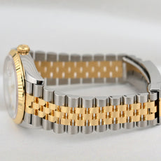 Rolex Datejust 36 Two Tone Yellow Gold White Roman Dial 126233 2025