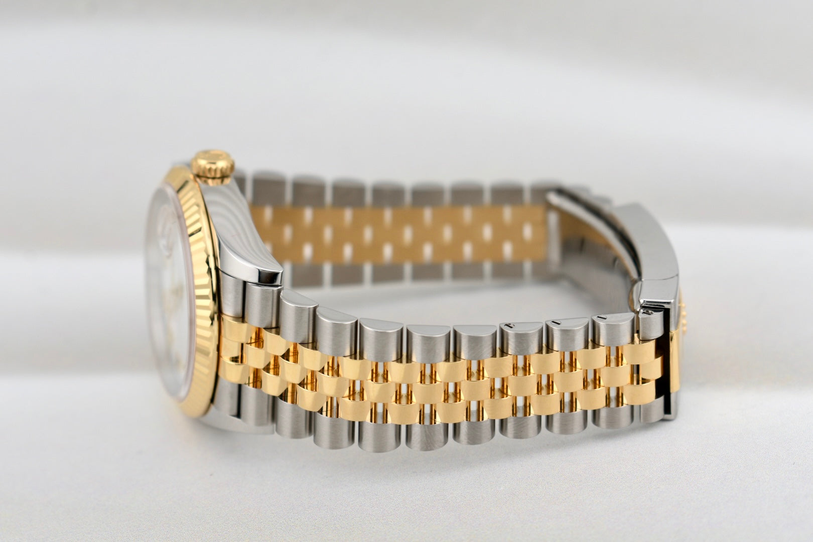 Rolex Datejust 36 Two Tone Yellow Gold White Roman Dial 126233 2025