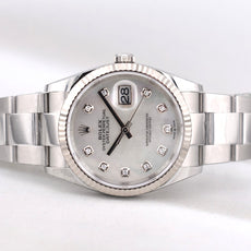 Rolex Datejust 36 Mother of Pearl Diamond Dial Oyster Band 126234 2025