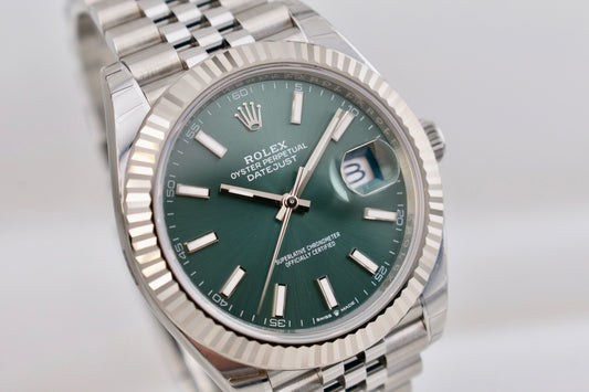 Rolex Datejust 41 Mint Green Dial 126334 2025