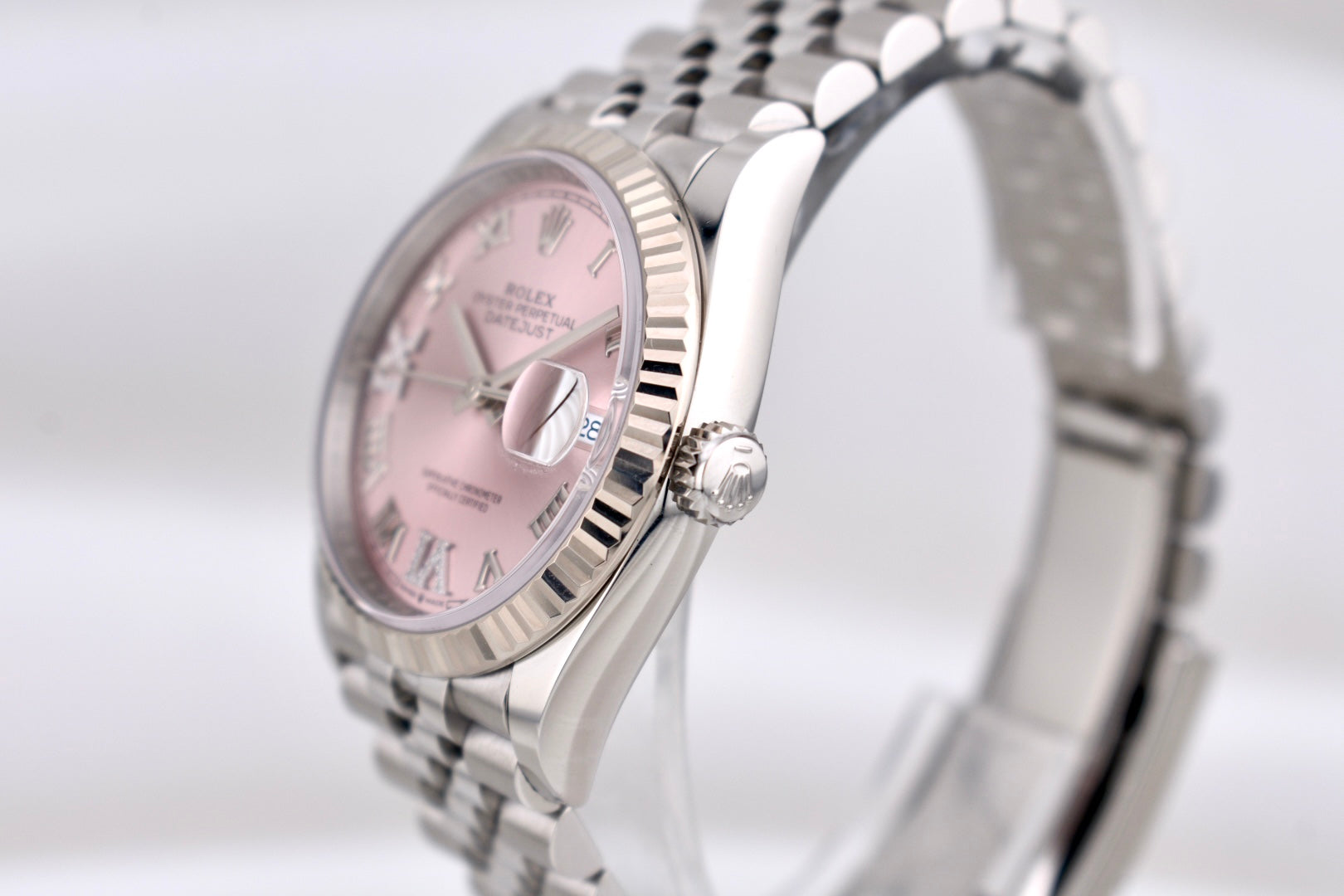 Rolex Datejust 36 Pink Roman Diamond VI and IX Dial 126234 2025