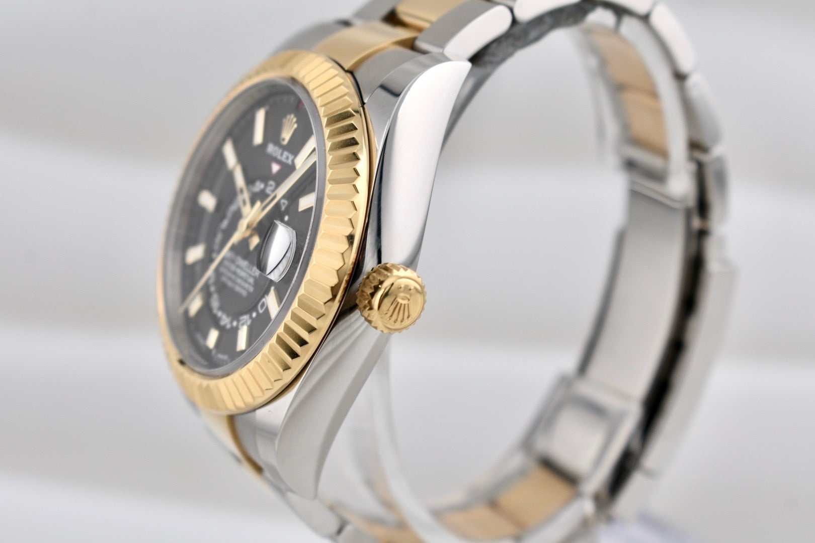 Rolex Sky Dweller Two Tone Yellow Gold Black Dial 326933 2022